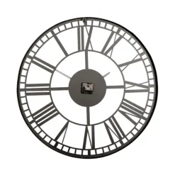 Black Metal Open Frame Wall Clock-Kirkland's Home Best Sale