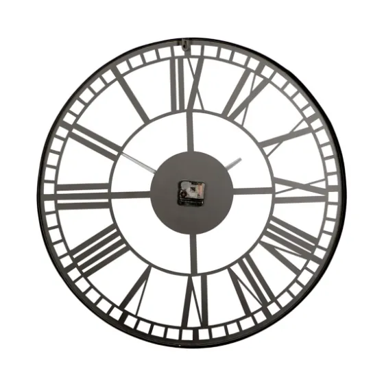Black Metal Open Frame Wall Clock-Kirkland's Home Best Sale