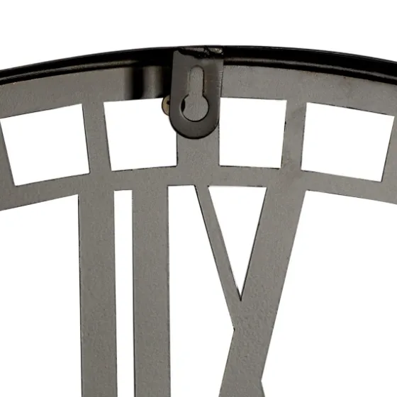 Black Metal Open Frame Wall Clock-Kirkland's Home Best Sale