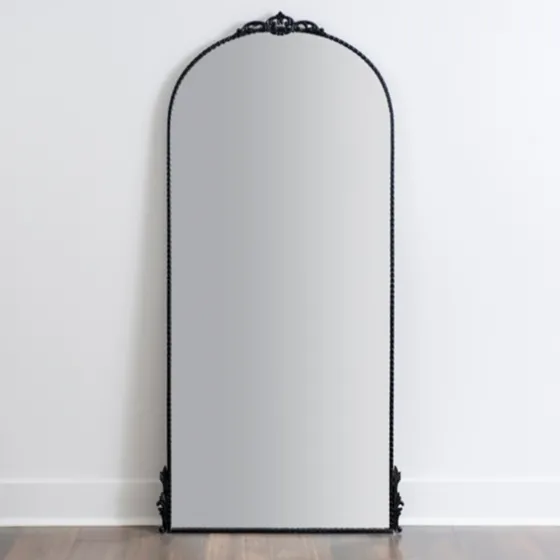 Black Metal Ornate Arch Large Mirror-Kirkland's Home Outlet