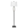 Black Metal Oval Gold Center Floor Lamp-Kirkland's Home Best