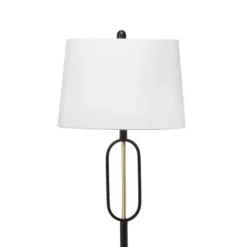 Black Metal Oval Gold Center Floor Lamp-Kirkland's Home Best