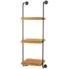 Black Metal Pipe Three-Tier Wall Mounted Shelf-Kirkland's Home Best