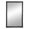 Black Metal Rectangle Beaded Wall Mirror-Kirkland's Home Discount