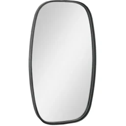 Black Metal Rectangular Wall Mirror, 18X31.5 In.-Kirkland's Home Cheap