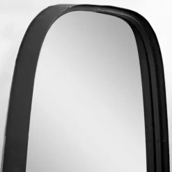Black Metal Rectangular Wall Mirror, 18X31.5 In.-Kirkland's Home Cheap
