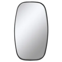Black Metal Rectangular Wall Mirror, 18X31.5 In.-Kirkland's Home Cheap