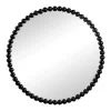 Black Metal Round Beaded Wall Mirror-Kirkland's Home Best