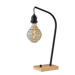 Black Metal Textured Edison Table Lamp-Kirkland's Home Cheap