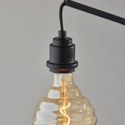 Black Metal Textured Edison Table Lamp-Kirkland's Home Cheap