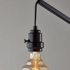 Black Metal Textured Edison Floor Lamp-Kirkland's Home Best Sale