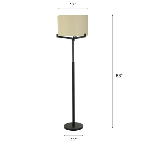 Black Metal Tri-Arm Floor Lamp-Kirkland's Home Clearance
