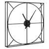 Black Metal Willet Wall Clock-Kirkland's Home Clearance