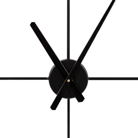 Black Metal Willet Wall Clock-Kirkland's Home Clearance