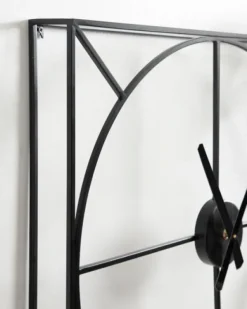 Black Metal Willet Wall Clock-Kirkland's Home Clearance