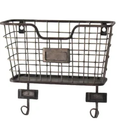Black Metal Wire Mail Wall Pocket-Kirkland's Home Best