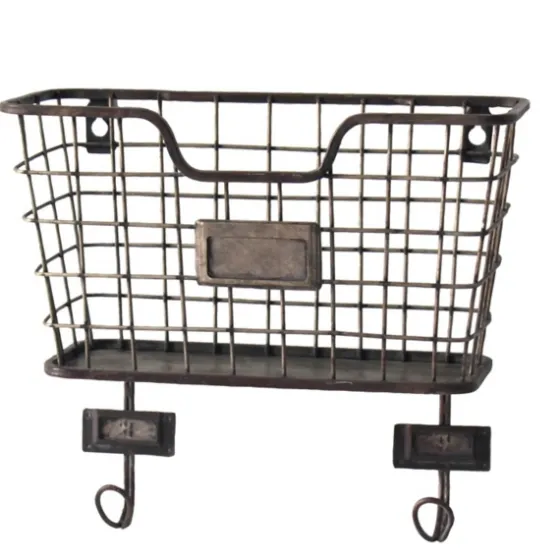 Black Metal Wire Mail Wall Pocket-Kirkland's Home Best
