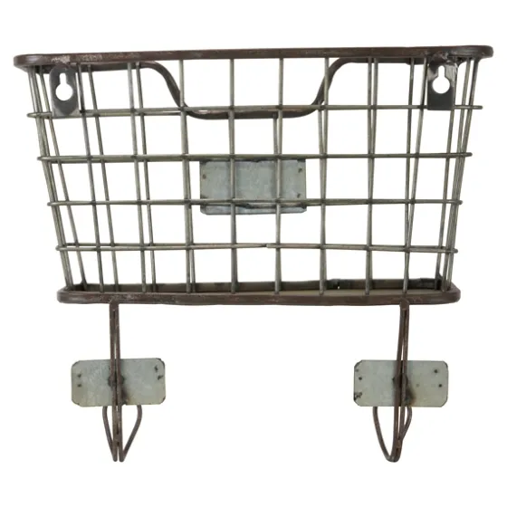 Black Metal Wire Mail Wall Pocket-Kirkland's Home Best