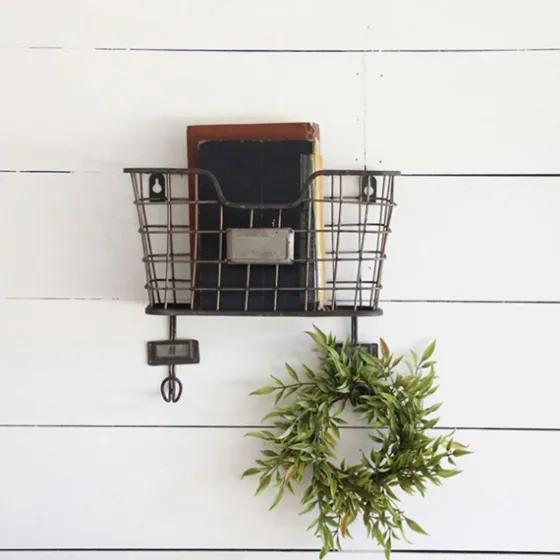 Black Metal Wire Mail Wall Pocket-Kirkland's Home Best
