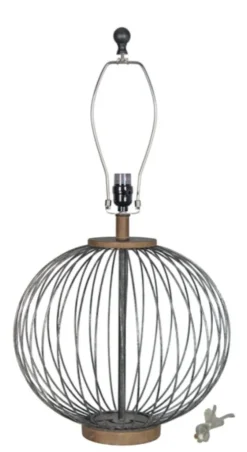 Black Metal Wire Sphere Table Lamp-Kirkland's Home Clearance