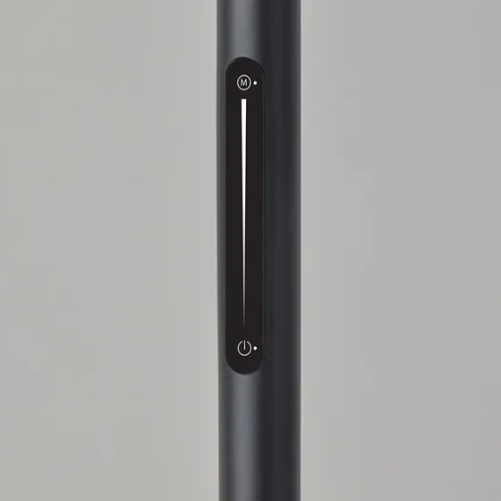 Black Metal Wood Accent Contemporary Floor Lamp-Kirkland's Home Cheap