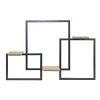 Black Modern Geometric Wall Shelves-Kirkland's Home Best Sale