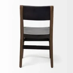 Black Modern Mango Wood Blocky Dining Chair-Kirkland's Home New