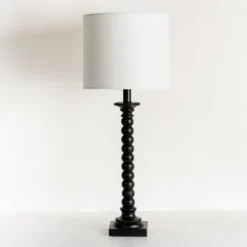 Black Modern Spindle Buffet Lamp-Kirkland's Home Sale