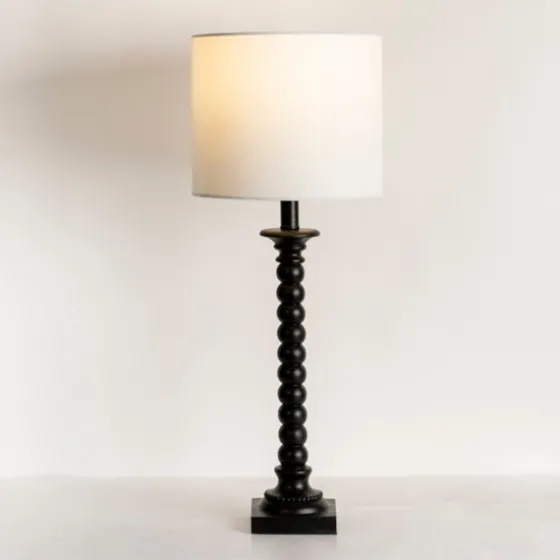 Black Modern Spindle Buffet Lamp-Kirkland's Home Sale