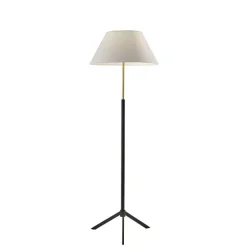 Black Modern Tripod Metal Floor Lamp-Kirkland's Home Shop