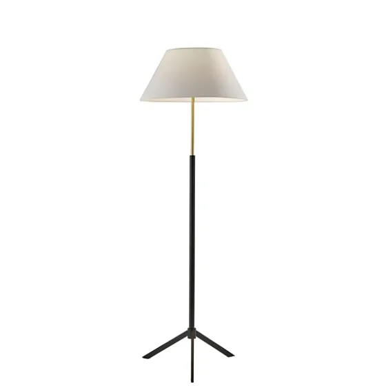 Black Modern Tripod Metal Floor Lamp-Kirkland's Home Shop