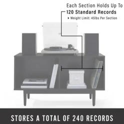 Black Modern Wood Console Table, 40 In.-Kirkland's Home Cheap