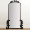 Black Ornate Scroll Bordeaux Wood Mirror-Kirkland's Home Online