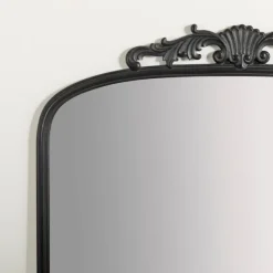 Black Ornate Scroll Bordeux Leaner Mirror-Kirkland's Home Cheap