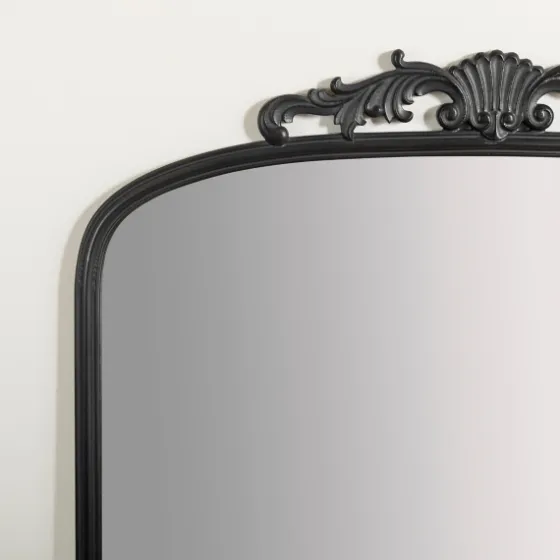 Black Ornate Scroll Bordeux Leaner Mirror-Kirkland's Home Cheap