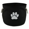 Black Paw Print Round Pet Basket-Kirkland's Home Best