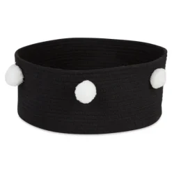 Black Pet Bin Pom Pom Storage Basket-Kirkland's Home Outlet