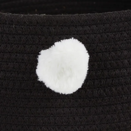 Black Pet Bin Pom Pom Storage Basket-Kirkland's Home Outlet