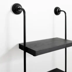 Black Pipe 3-Tier Wall Shelf-Kirkland's Home Discount