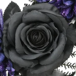 Black Purple Leaves Skull Hands Halloween Wreath-Kirkland's Home Best