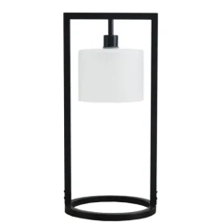 Black Rectangle Hanging Shade Table Lamp-Kirkland's Home Clearance
