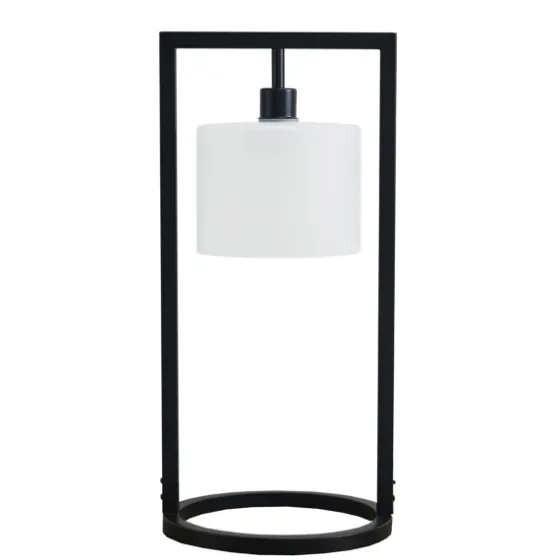 Black Rectangle Hanging Shade Table Lamp-Kirkland's Home Clearance
