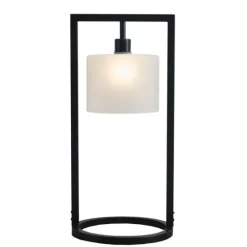 Black Rectangle Hanging Shade Table Lamp-Kirkland's Home Clearance