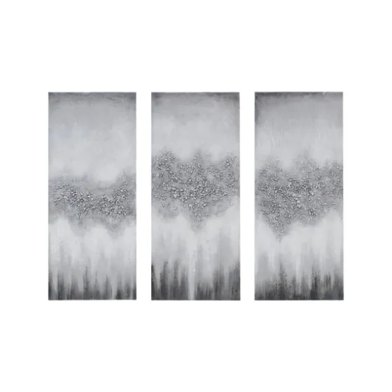 Black Rock Stone Canvas Art Prints, Set Of 3-Kirkland's Home Cheap