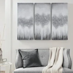 Black Rock Stone Canvas Art Prints, Set Of 3-Kirkland's Home Cheap
