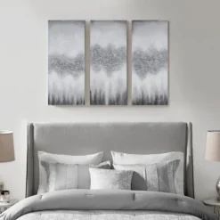 Black Rock Stone Canvas Art Prints, Set Of 3-Kirkland's Home Cheap