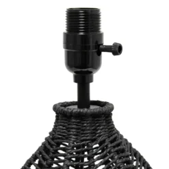 Black Rope Woven Table Lamp-Kirkland's Home Clearance