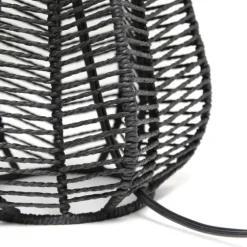 Black Rope Woven Table Lamp-Kirkland's Home Clearance