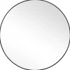 Black Round Simple Frame Large Wall Mirror-Kirkland's Home Hot