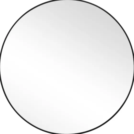 Black Round Simple Frame Large Wall Mirror-Kirkland's Home Hot